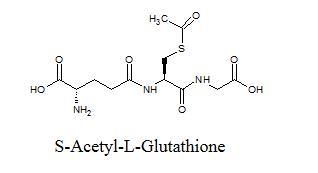 S-ACETYL-L-GLUTATHIONE Structure