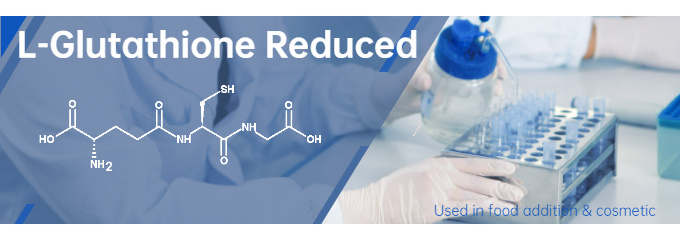 Factory Direct Sale USP43/EU Standard Glutathione Reduced Powder in Bulk