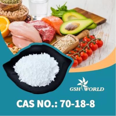 Factory Supply Bulk Powder Glutathione Reduced/Gsh CAS 70-18-8