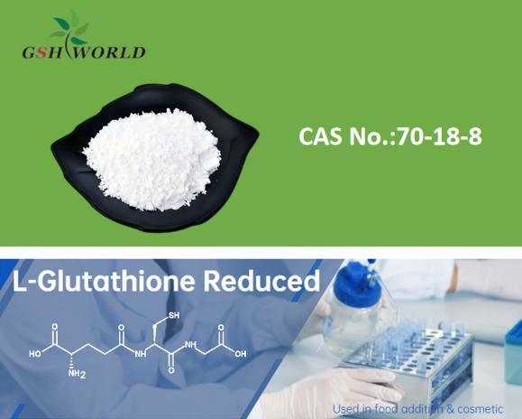 Top Quality and High Purity L-Glutathione Reduced Powder 70-18-8 From Factory Gsh
