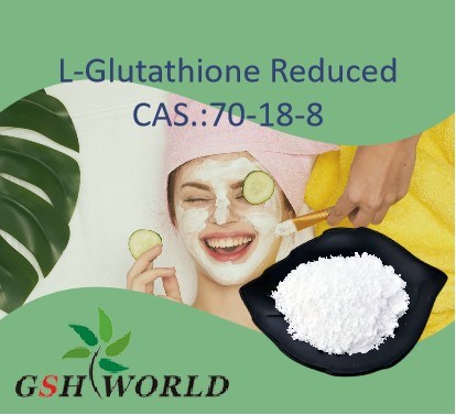 Factory Supply Bulk 70-18-8 Skin Whitening GSH 99% L-glutathione Reduced Glutathione Powder suppliers & manufacturers in China