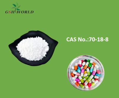 Skin Whitening Gsh L-Glutathione Reduced 70-18-8 with High Purity Support Customized Service