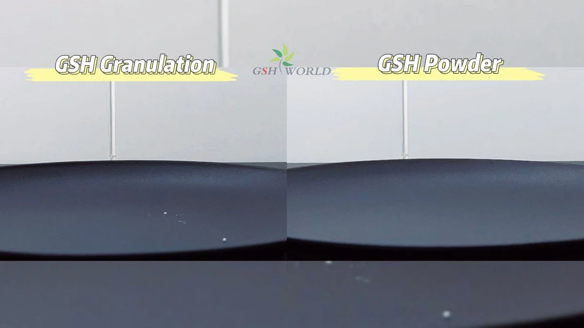 Glutathione Granules VS Glutathione Powder