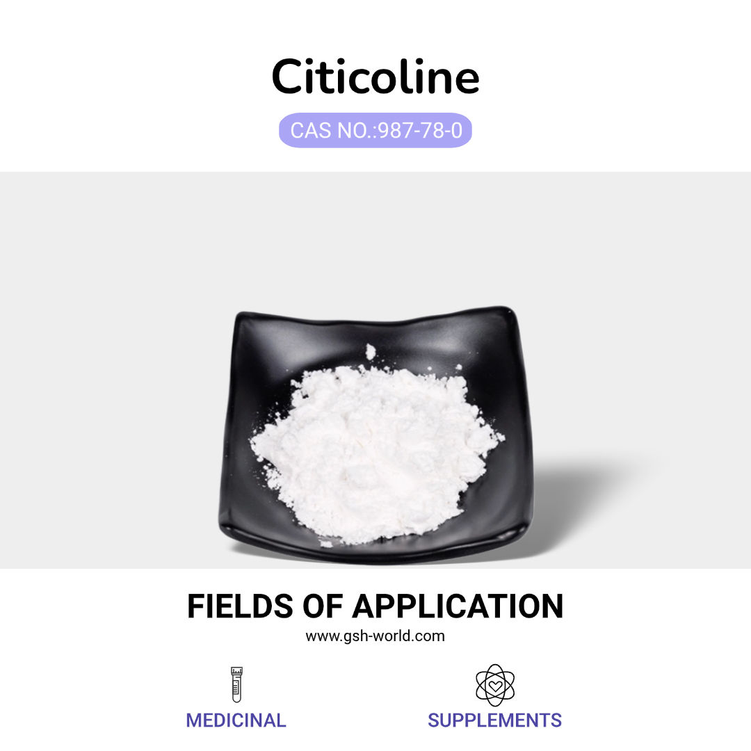 What are the applications of citicoline in assisting specific diseases?