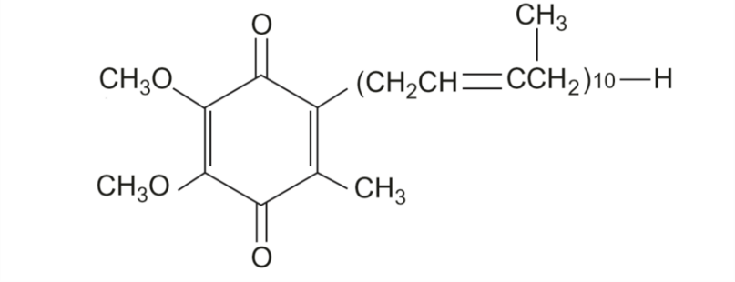 Coenzyme Q10 chemical formula