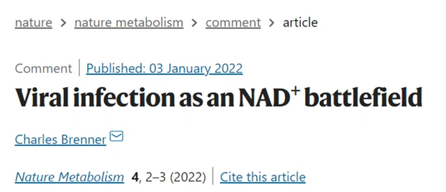 Viral infection as an NAD battlefield Viral infection as an NAD battlefield