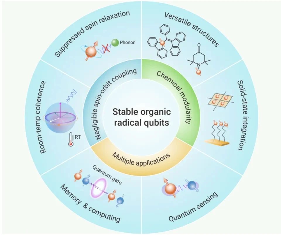 Stable organic radical qubits Stable organic radical qubits