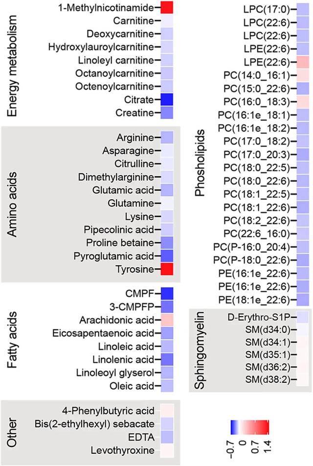 NR alters plasma metabolomic profiles of BMI-discordant twins