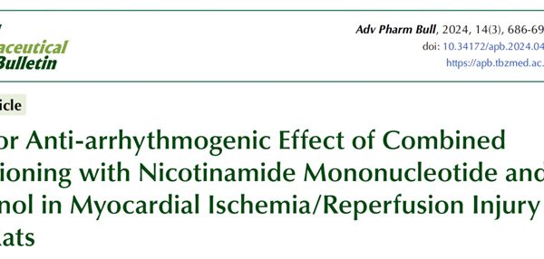 NMN and reduced coenzyme CoQ10 can reduce irregular heartbeats after a heart attack Superior Anti-arrhythmogenic Effect of Combined Conditioning with Nicotinamide Mononucleotide and Ubiquinol in Myocardial lschemia/Reperfusion Injury in Aged Rats